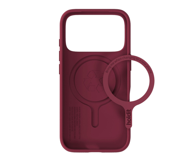 Holdit Soft Magsafe Case iPhone 17 Pro Red Velvet - 1361753 - zdjęcie 4